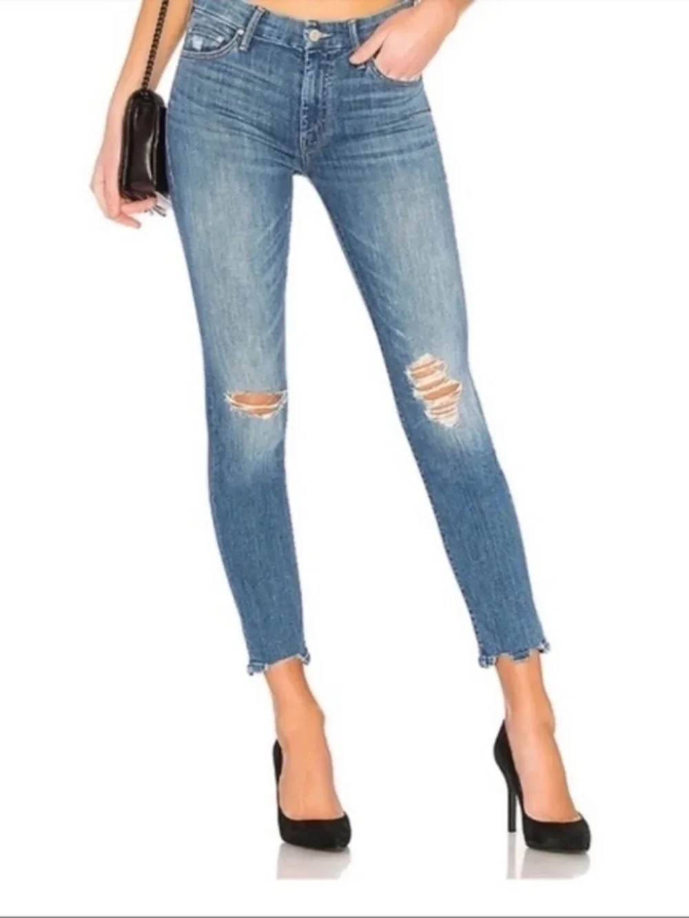 Mother The Looker Ankle Chew Mums The Word Skinny Jeans 26
